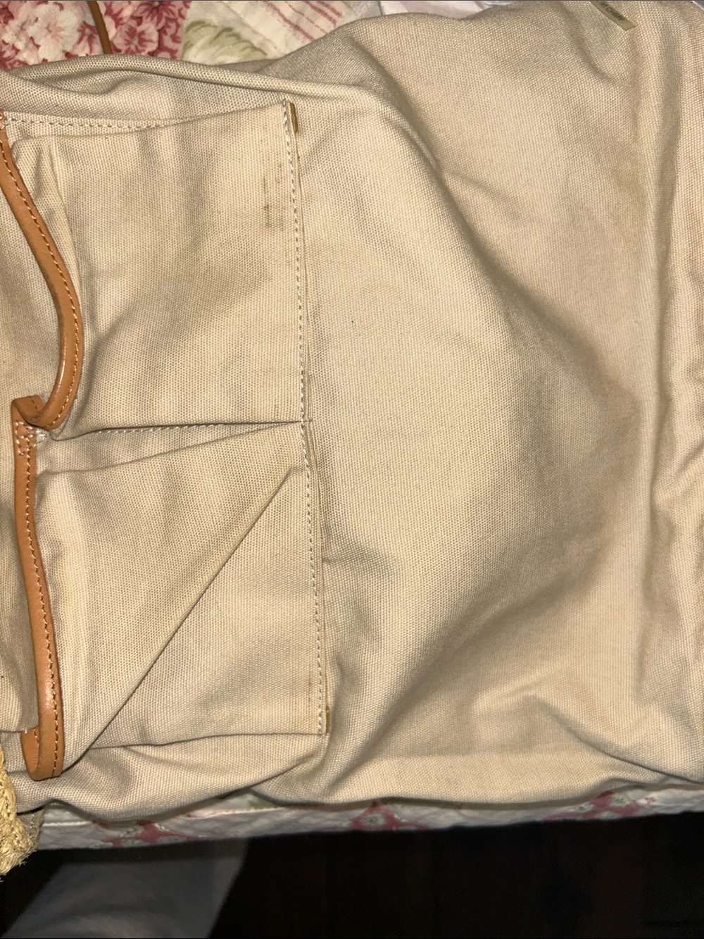 Tory Burch Crochet Patchwork Shoulder Bag in Natural with Pink & Orange Accents - Picture 11 of 15
